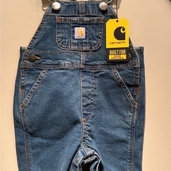 Baby size 3 months carhartt bib overalls new with tags - Picture 4 of 4